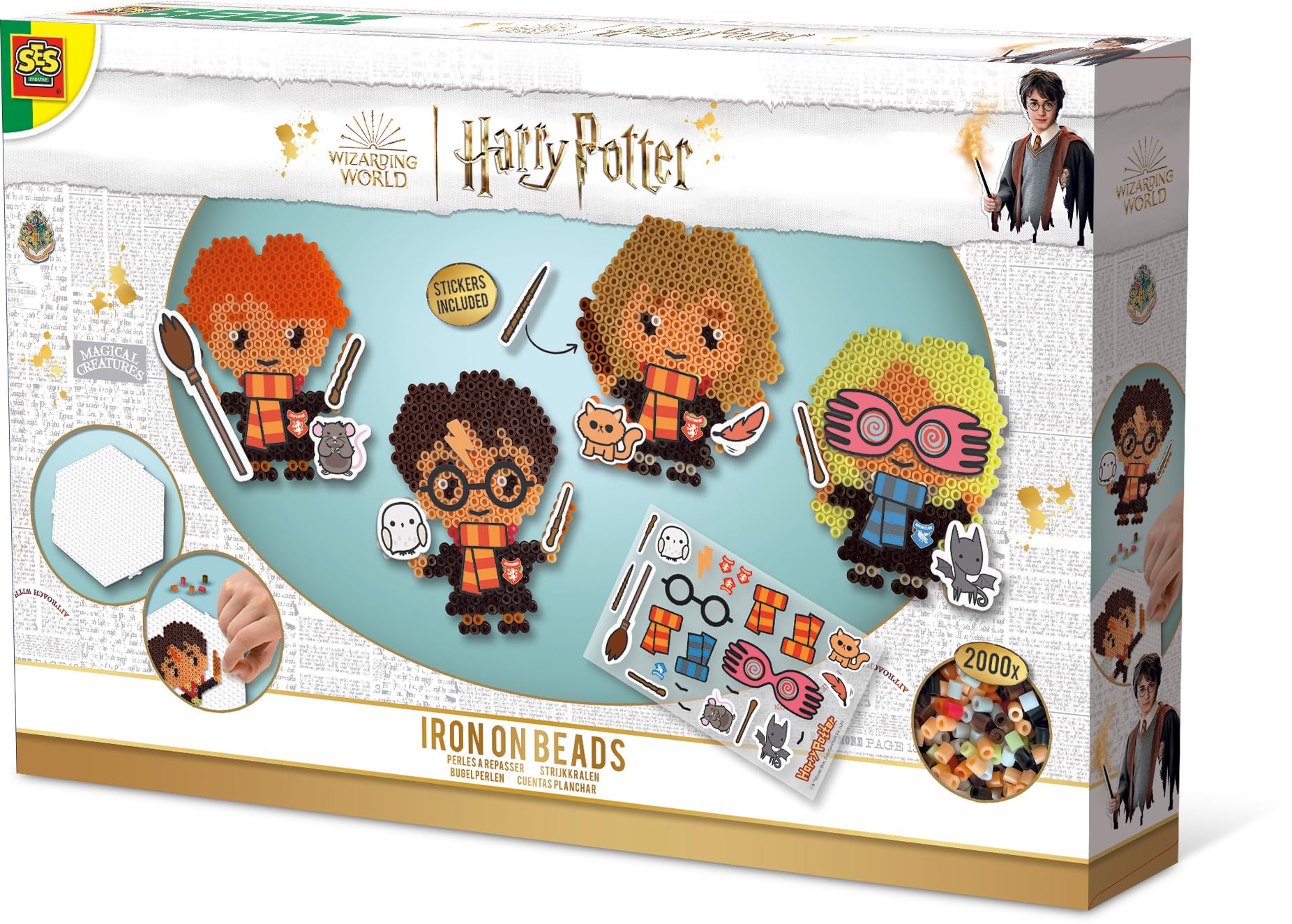 SES Creative - Harry Potter Iron On Bead Set - 2000 Piece