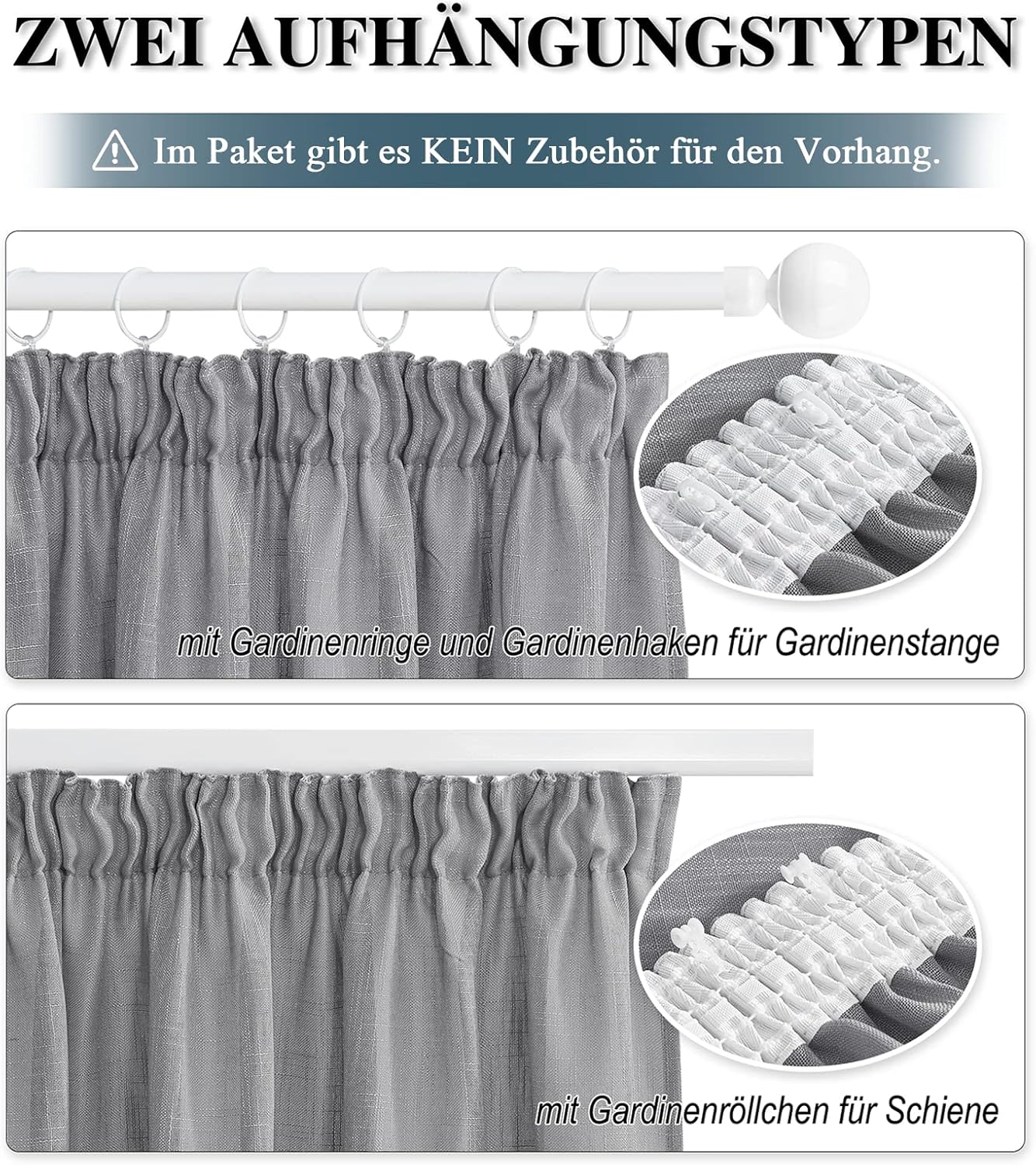 Függöny felakasztva az ablakban