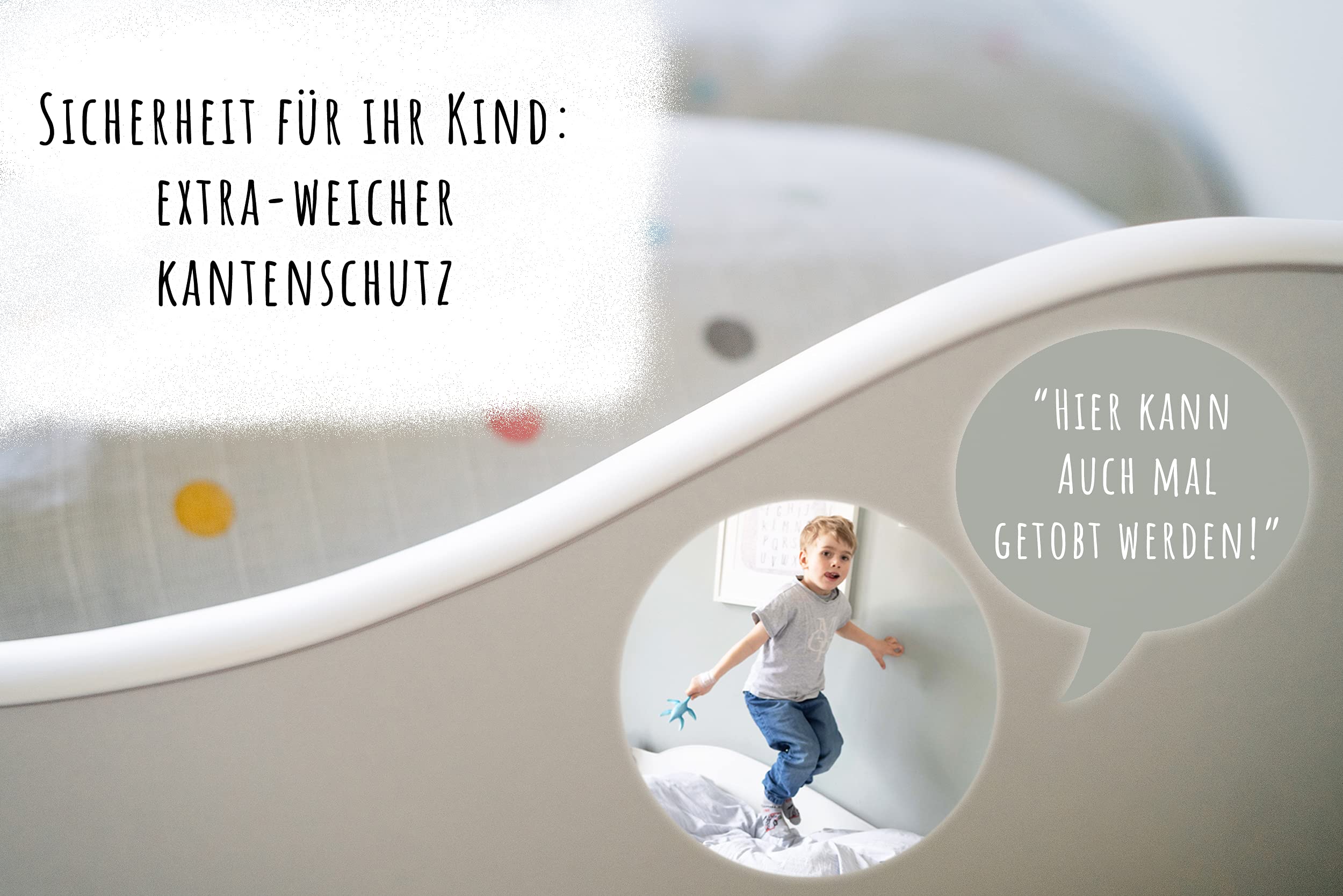 Kids Collective Kinderbett Jugendbett 80x180 cm mit Matratze Rausfallschutz Schublade Kinder Sofa Couch Bett umbaubar weiß | von 3. bis 12. Lebensjahr