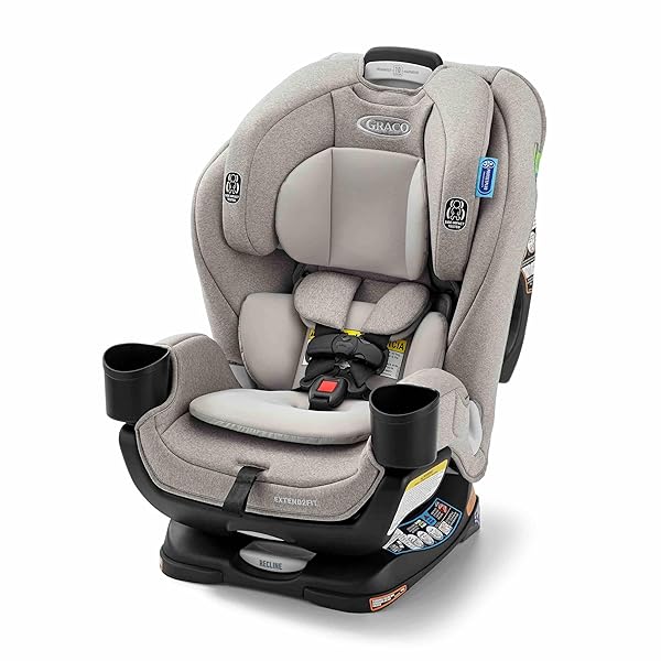 Graco Extend2Fit Convertible Baby Car Seat, Rear and Forward Facing, Adjustable Extension Panel for Extra Legroom, Cullen