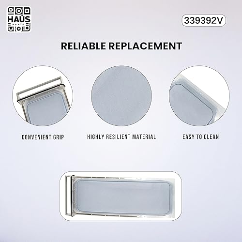 Miniatura 6 de 339392 339392V Reemplazo de pantalla de filtro de pelusa para secadora – Compatible con Whirlpool, Kenmore, Roper – Reemplaza, 337133, 337448,