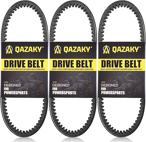 3 correas de transmisión Gokart compatibles con Yerf Dog 203591 Q430203W Q43103W Q43203W Manco Carter 5.5hp 6.5hp 203591A 203591B 203591C Tecumseh