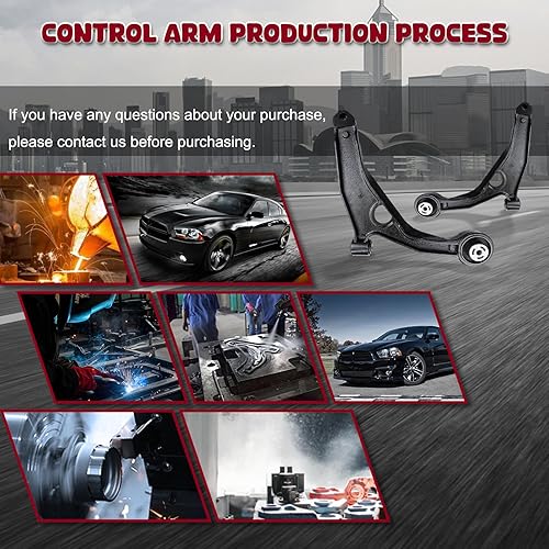 Miniatura 7 de 12 piezas de brazo de control inferior delantero inferior rótula barra estabilizadora enlace interior exterior barra de acoplamiento conjunto de