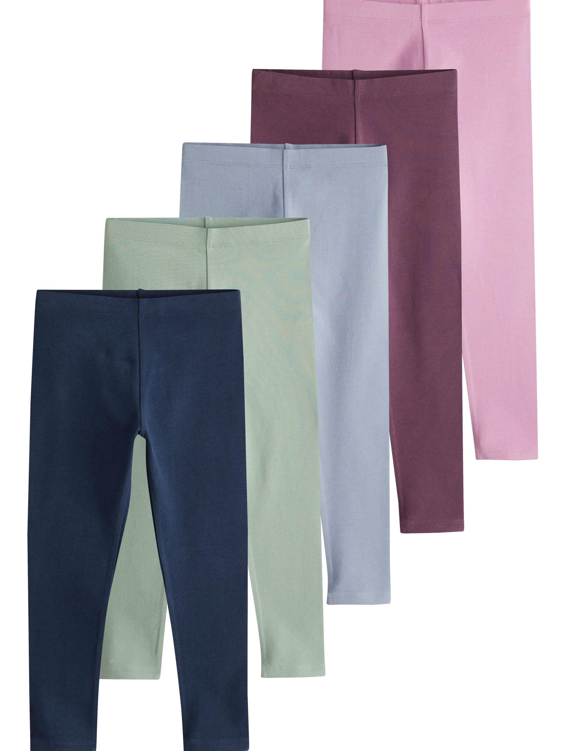 NEXT Mädchen Leggings (3 bis 16 Jahre), 5er-Pack