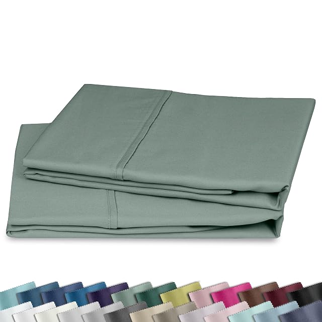 California Design Den California Design Den 2-Pack Pillow Case Queen, 100% Cotton Sateen
