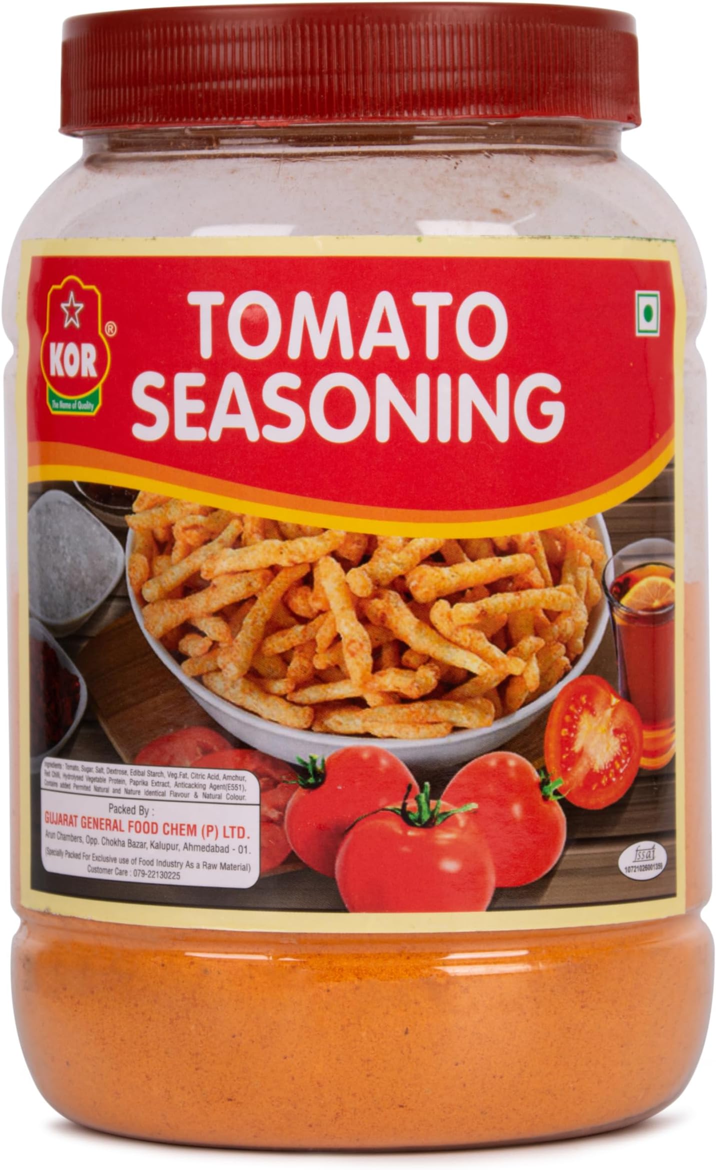 Tomato Seasoning – 400g (Pack Of 1) / Tomato Seasoning Powder in [Perfect for Pop-Corn, Making Cheese Sauce for Nachos, Sprinkling on French Fries]