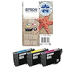 Epson 603 Starfish Genuine Multipack, 3-Colours Ink Cartridges
