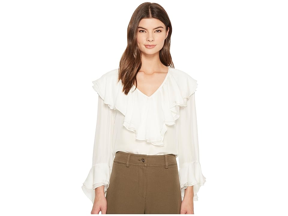 

Trina Turk Lantana Top (Whitewash) Women's Clothing