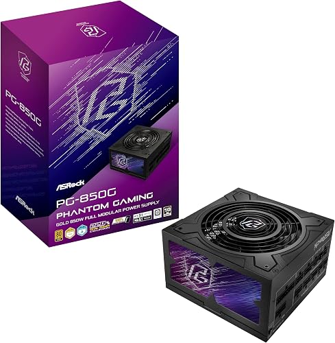 ASRock PG-850G Phantom Gaming Alimentation 850 W Motif tr…