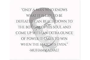 Muhammad Ali "Defeat's Lesson" Print - Boxing Canvas