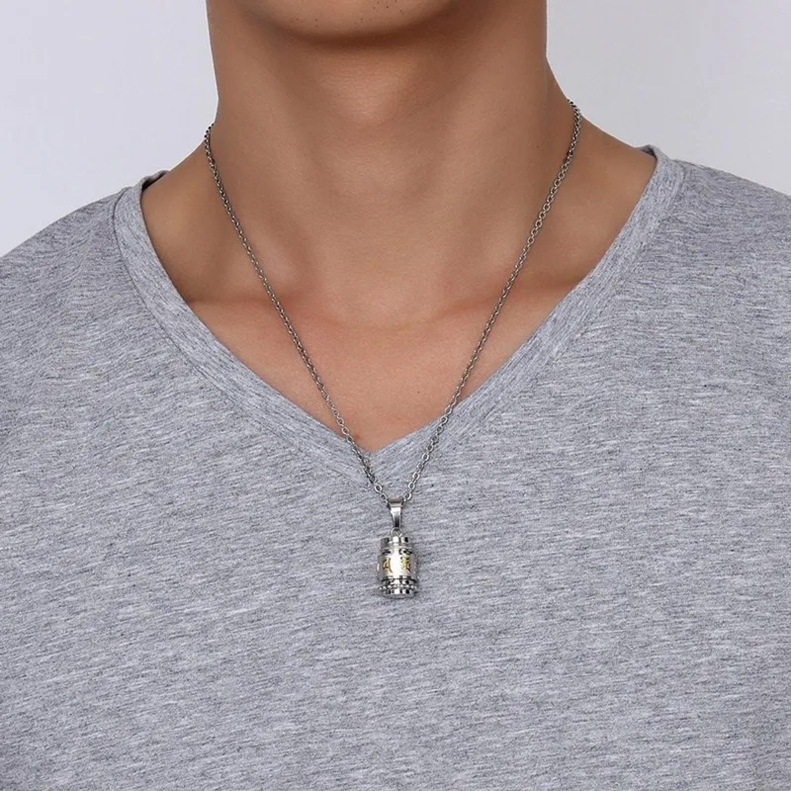 SiVaji Necklace Halskette Ketten Schmuck Herren Frauen Anhänger Necklacehalsketten Anhänger Gebetskette Männer
