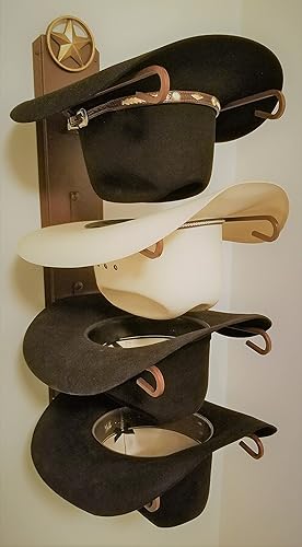 Miniatura 2 de Soporte para sombreros de nivel de estrella solitaria clásico hecho en Estados Unidos CT
