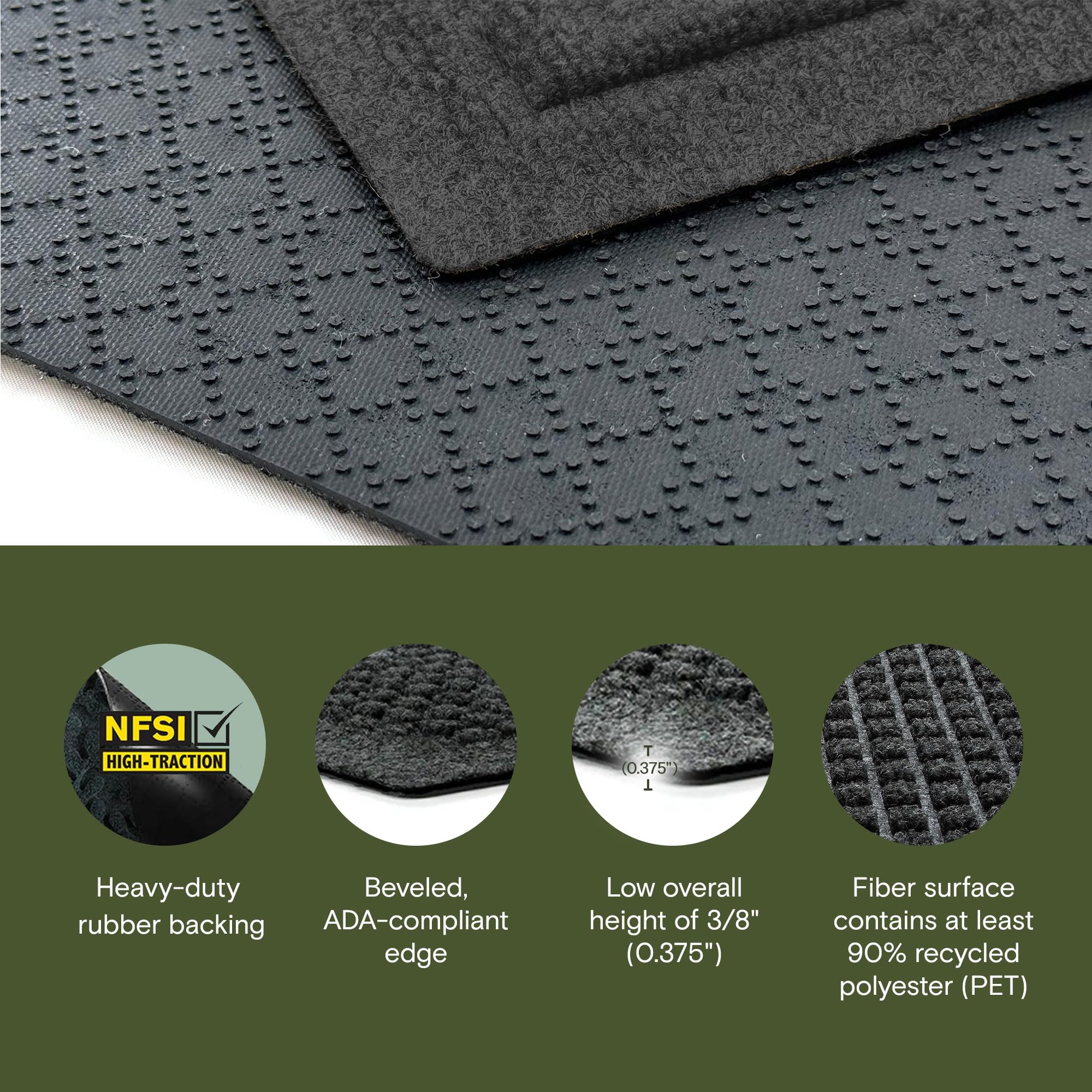 WaterHog Stair Treads - Heavy Duty & Absorbent -3 WaterHog Stair Treads - Heavy Duty & Absorbent -3