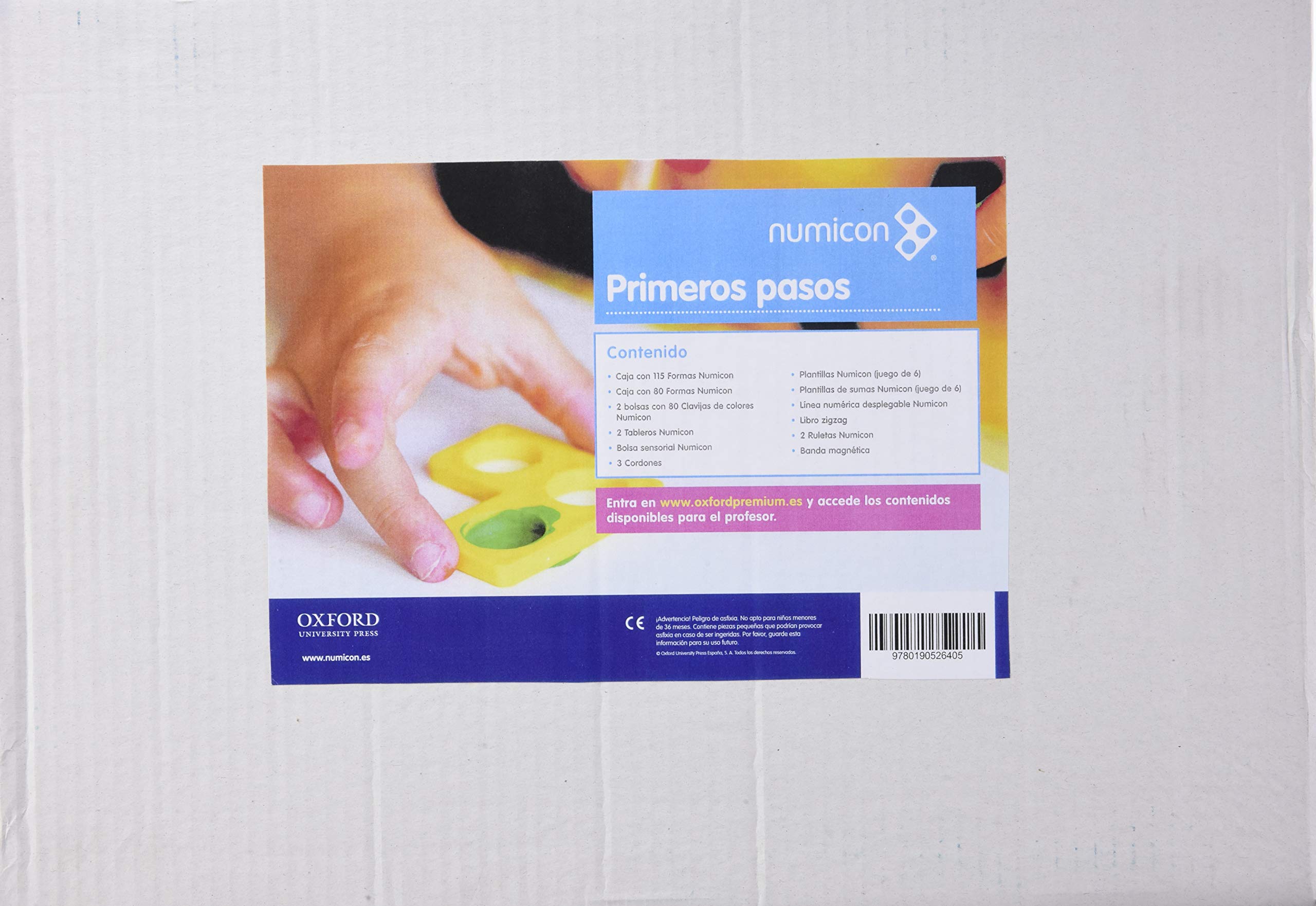 Caja Numicon Primeros Pasos 3+4 años con uso en 3 años