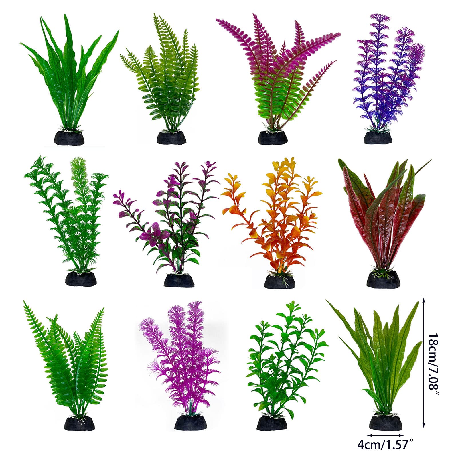 Haiki Plante aquatique artificielle pour décoration d'aquarium