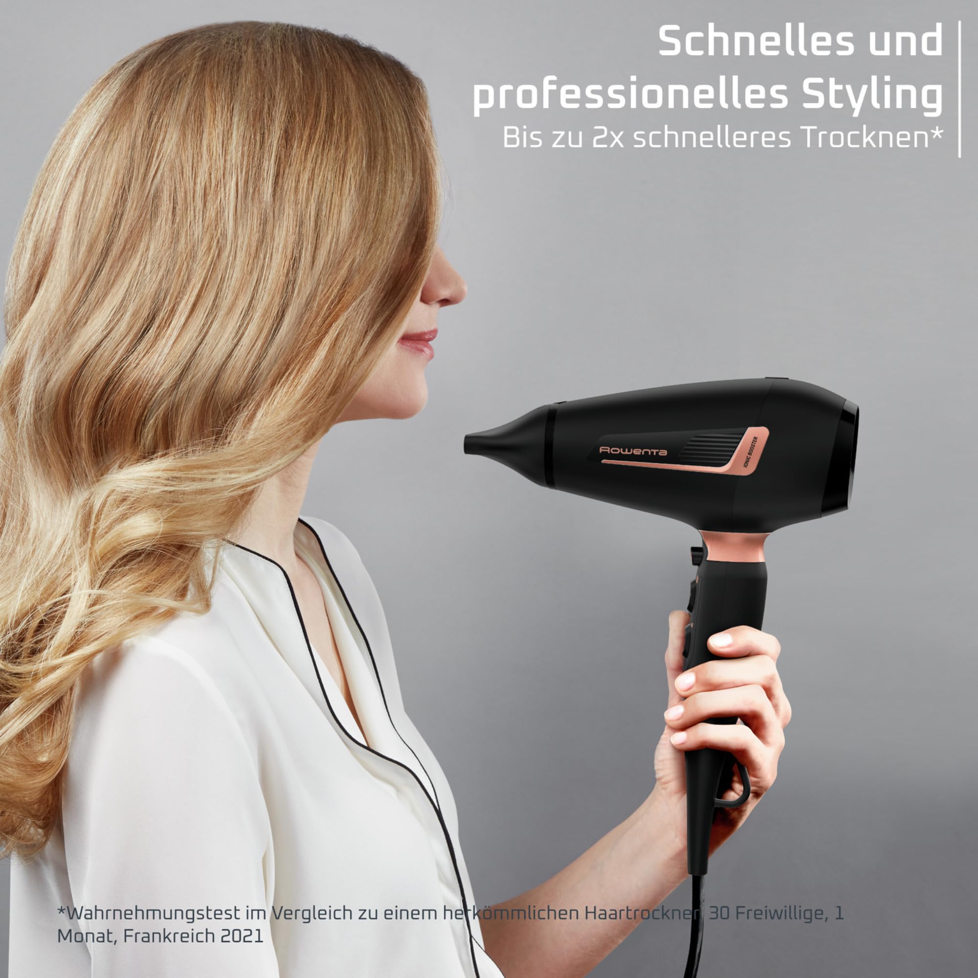 Rowenta Pro Expert Haartrockner, 2200-Watt-Pro-AC-Motor, schnelle Trocknung