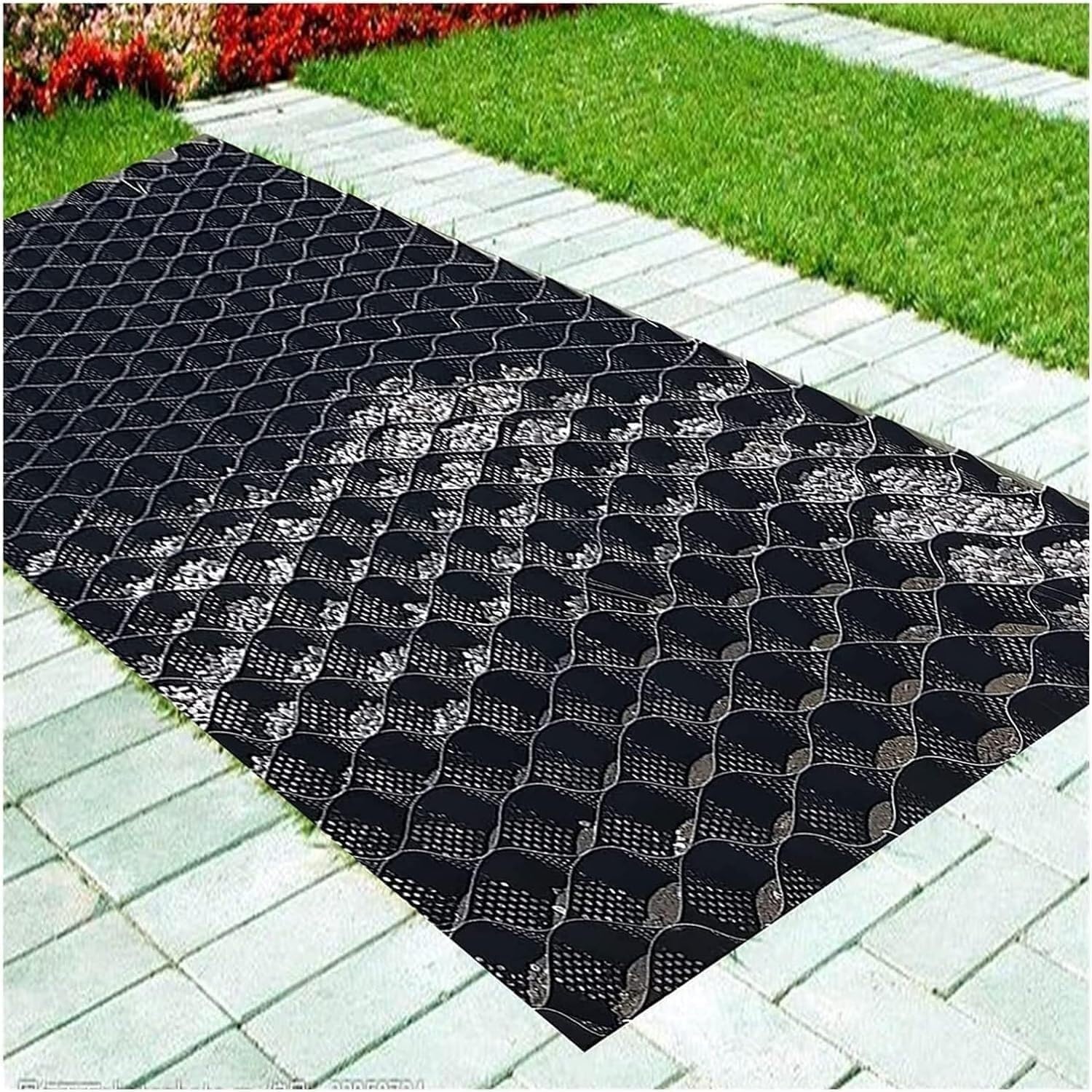 Erosion Control Ground Grid 2” Depth, Heavy Duty Geo Grid for Gravel Driveway, Slope, Patio & Walkway Stabilization(1x10m(3.3x33ft))