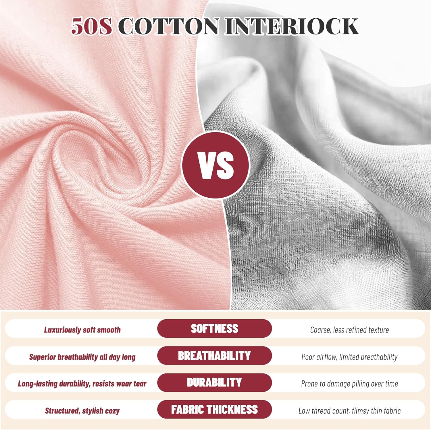 HEARTNICE Womens 100% Cotton Robe, Soft Kimono Spa Long Bathrobe Lightweight Loungewear - Image 2