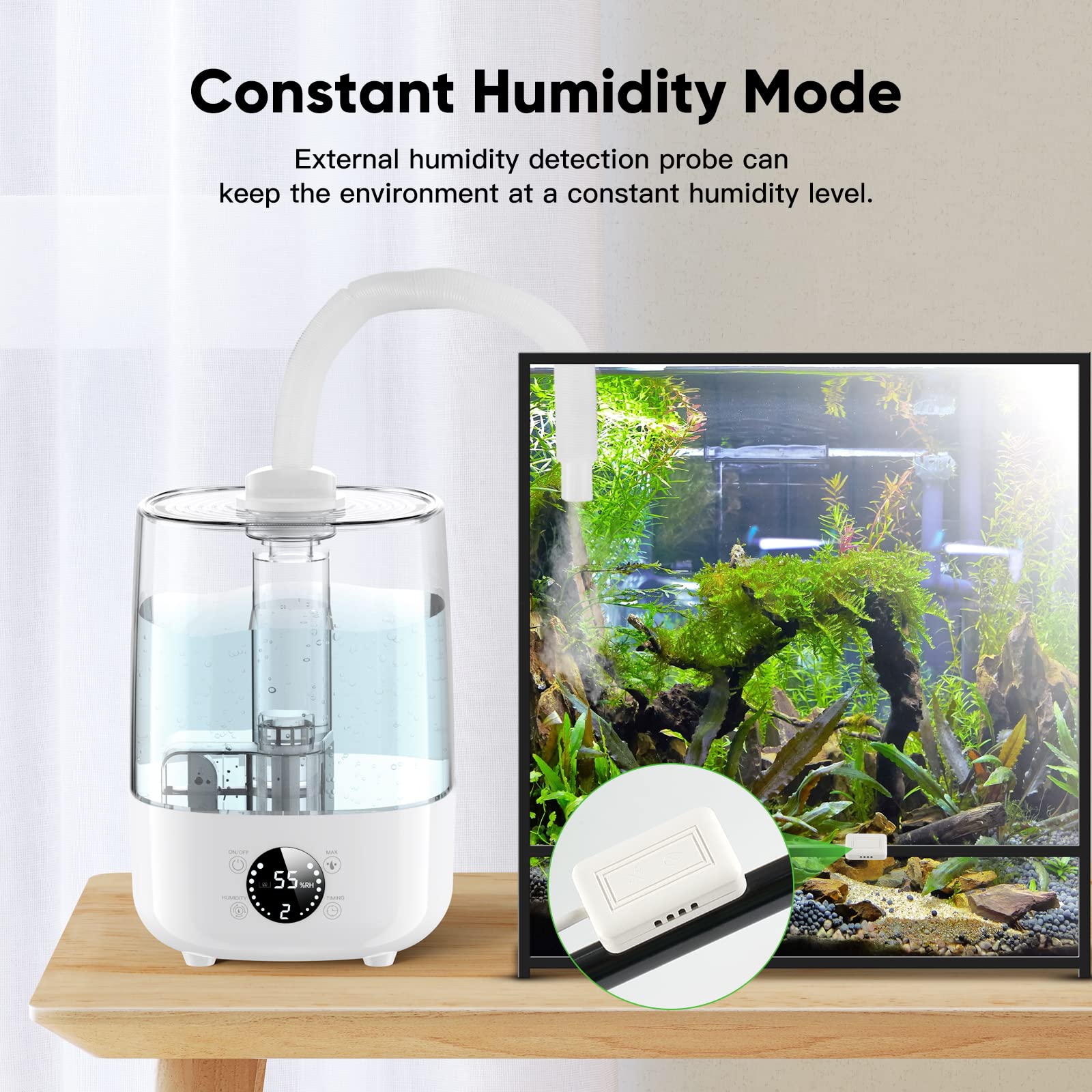 Fogger Machine Top Fill Reptile Fogger Terrariums Humidifier Fog