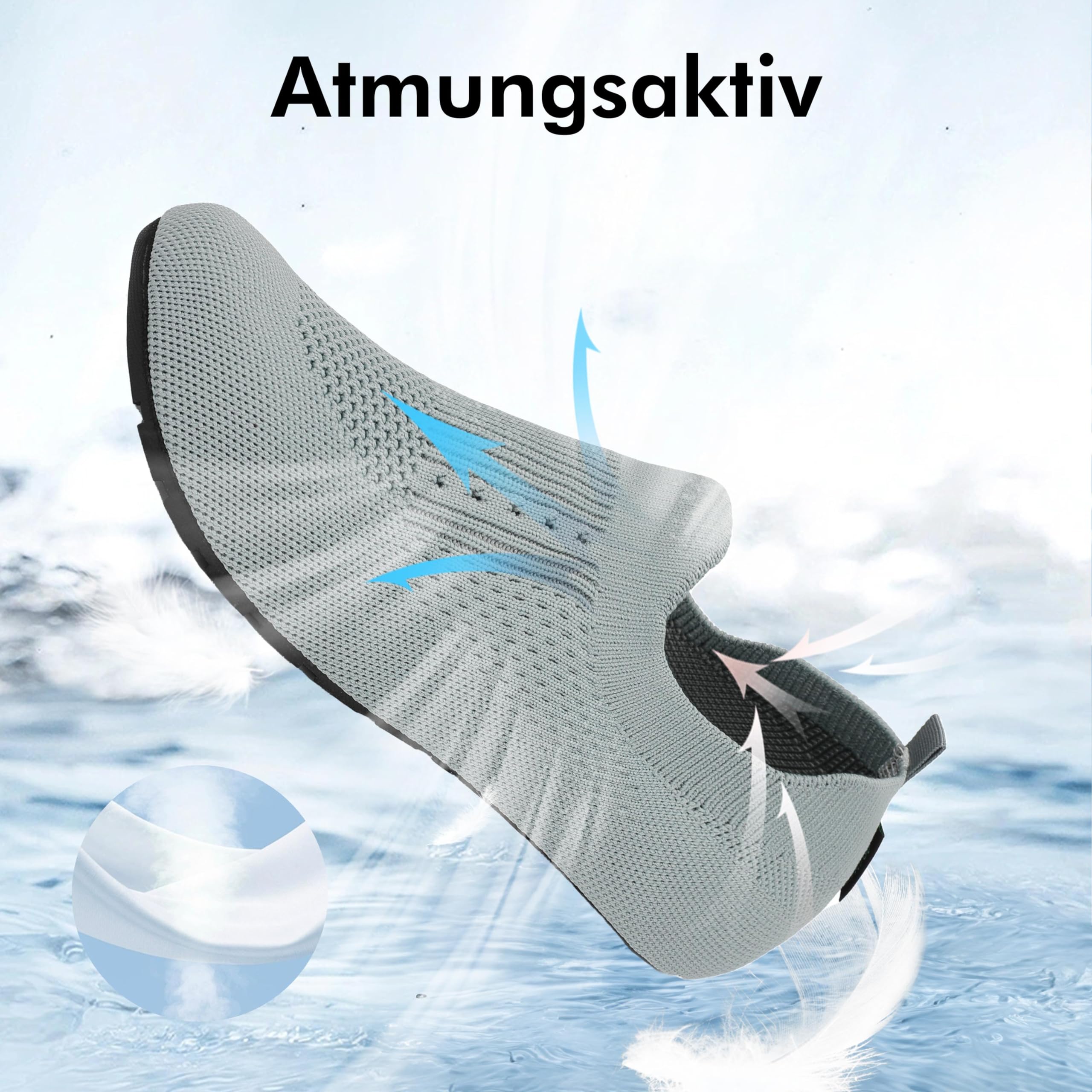 SAGUARO Scarpe da Scoglio Donna Uomo da Immersione Scarpette da Surf Water Shoes Barefoot per Bagno Spiaggia Mare Snorkel Yoga