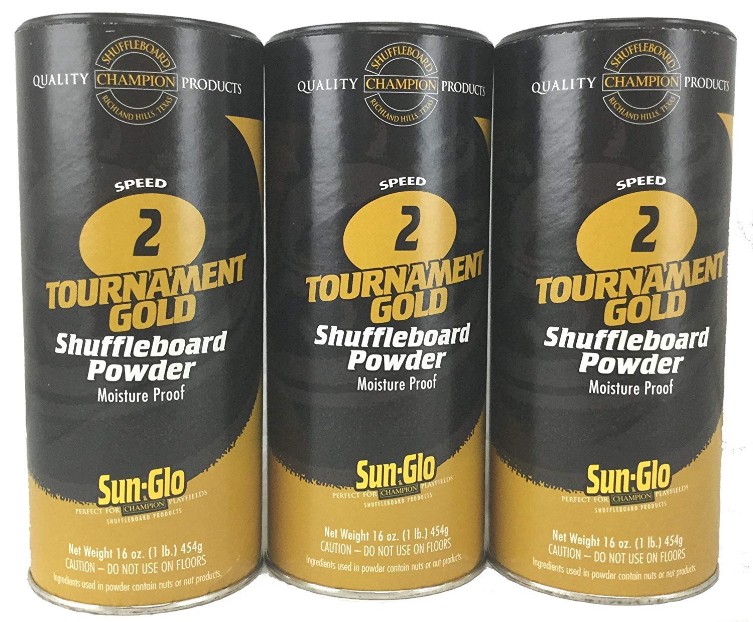 Sun-Glo 3 Pack 2 Speed Shuffleboard Powder Wax