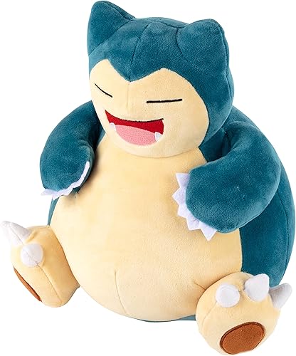 Miniatura 3 de Pokémon - Peluche grande de Snorlax de 12 pulgadas, con licencia oficial, generación uno, juguete de peluche suave y de calidad, añade Snorlax a tu