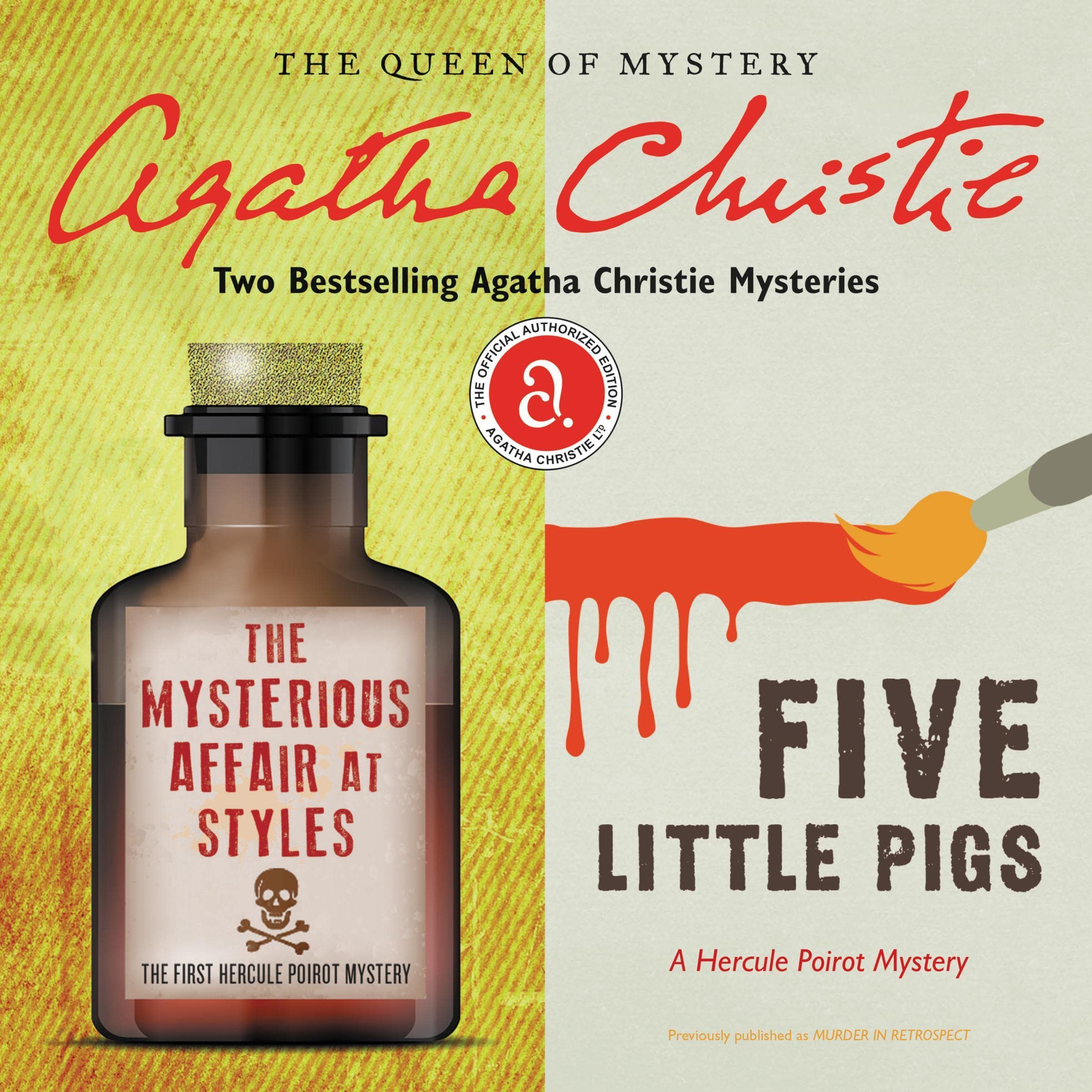 Cover art for The Mysterious Affair at Styles & Five Little Pigs