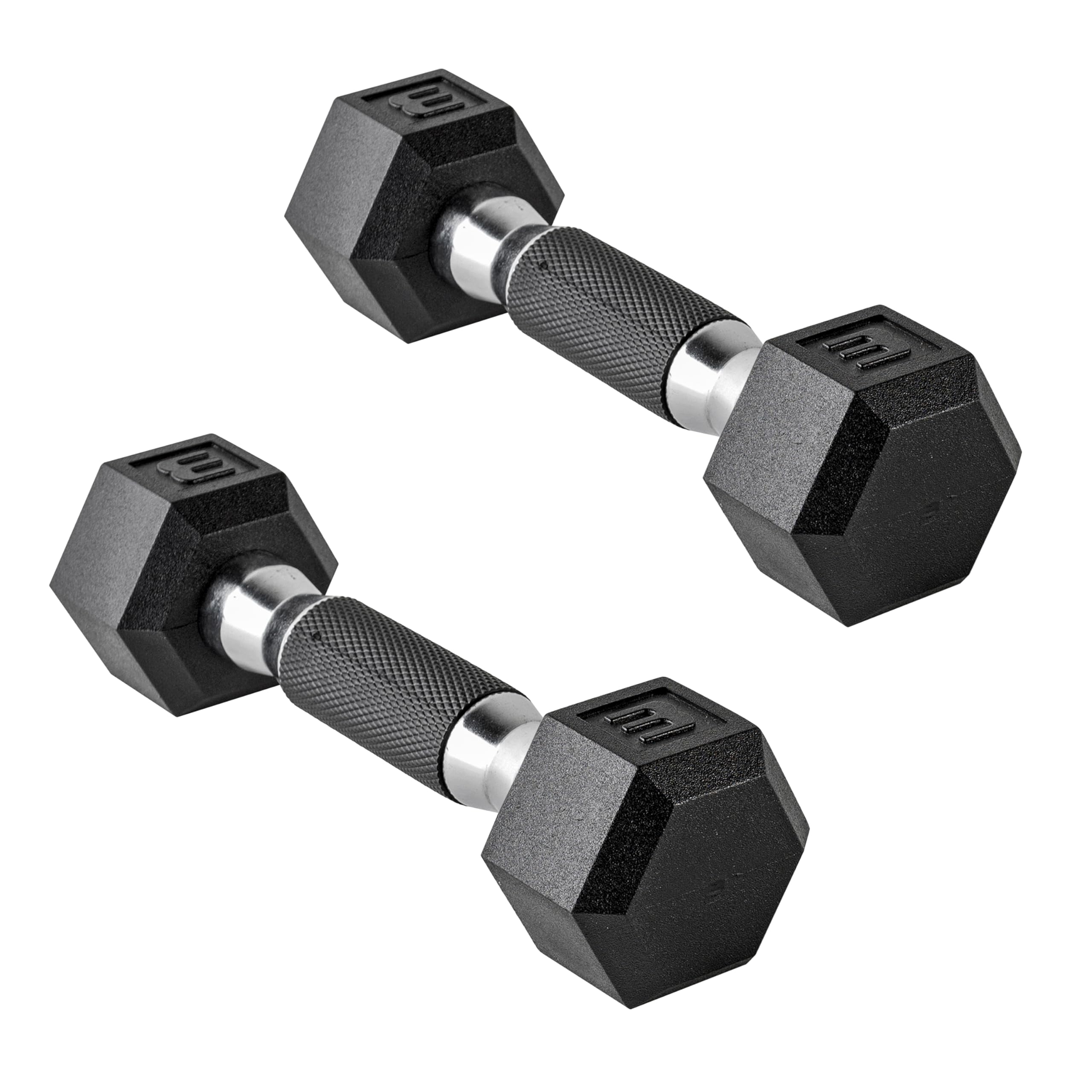 CAP Barbell Coated Dumbbell Weights with Padded Grip, Pair, 3 LBS | Matched pair for balanced exercises, Anti-roll stability, Free-weight strength training, Home gym workouts-image-17