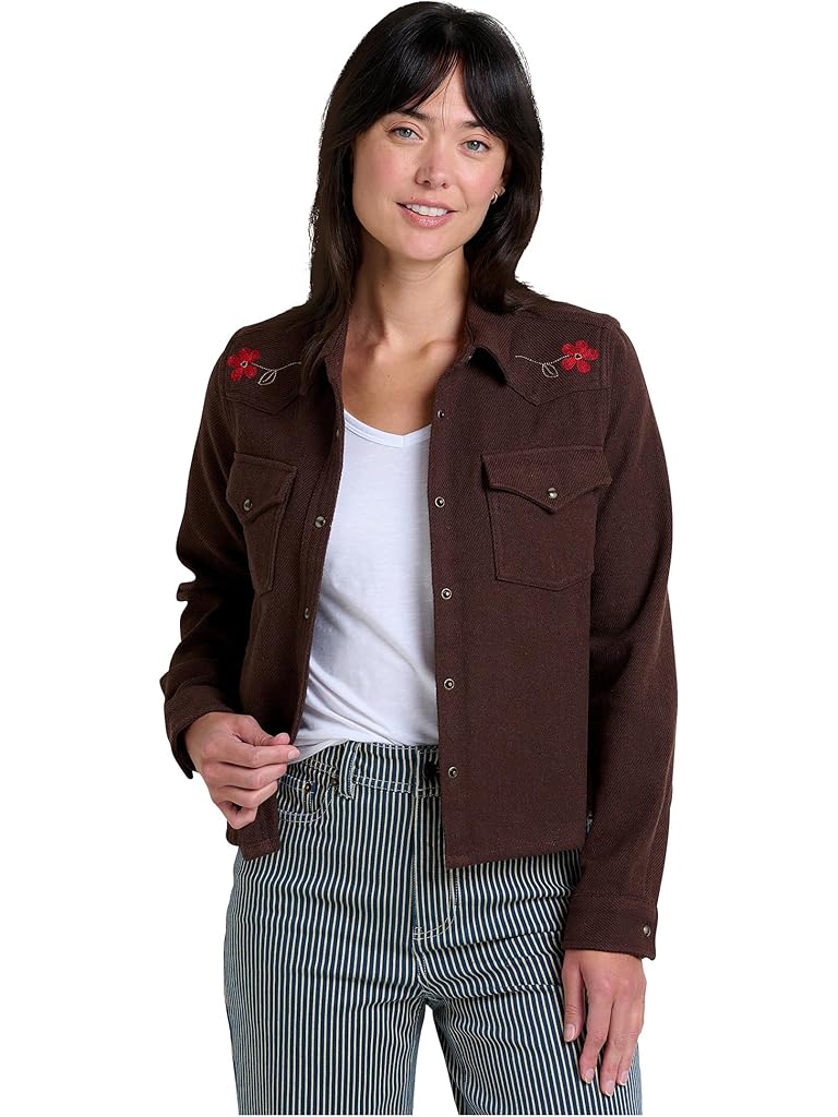 Brown Toad&Co Conifer Western Long Sleeve Shirt