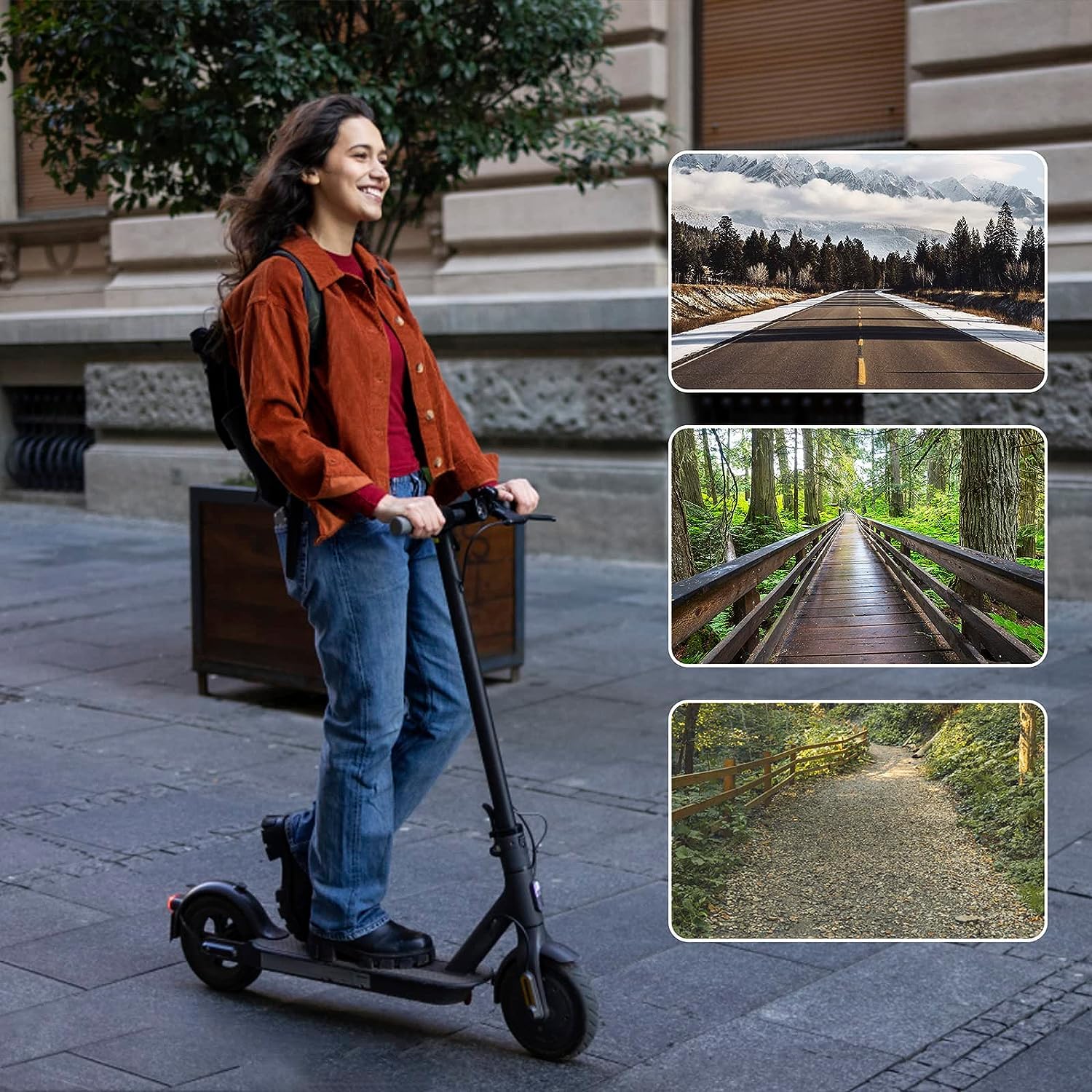 Xiaomi M365 Pro 2 1S Scooter Eléctrico Cámara Patinete 8 1/2 x2 8.5 Pulgadas 50/75-6.1 Neumáticos Interiores