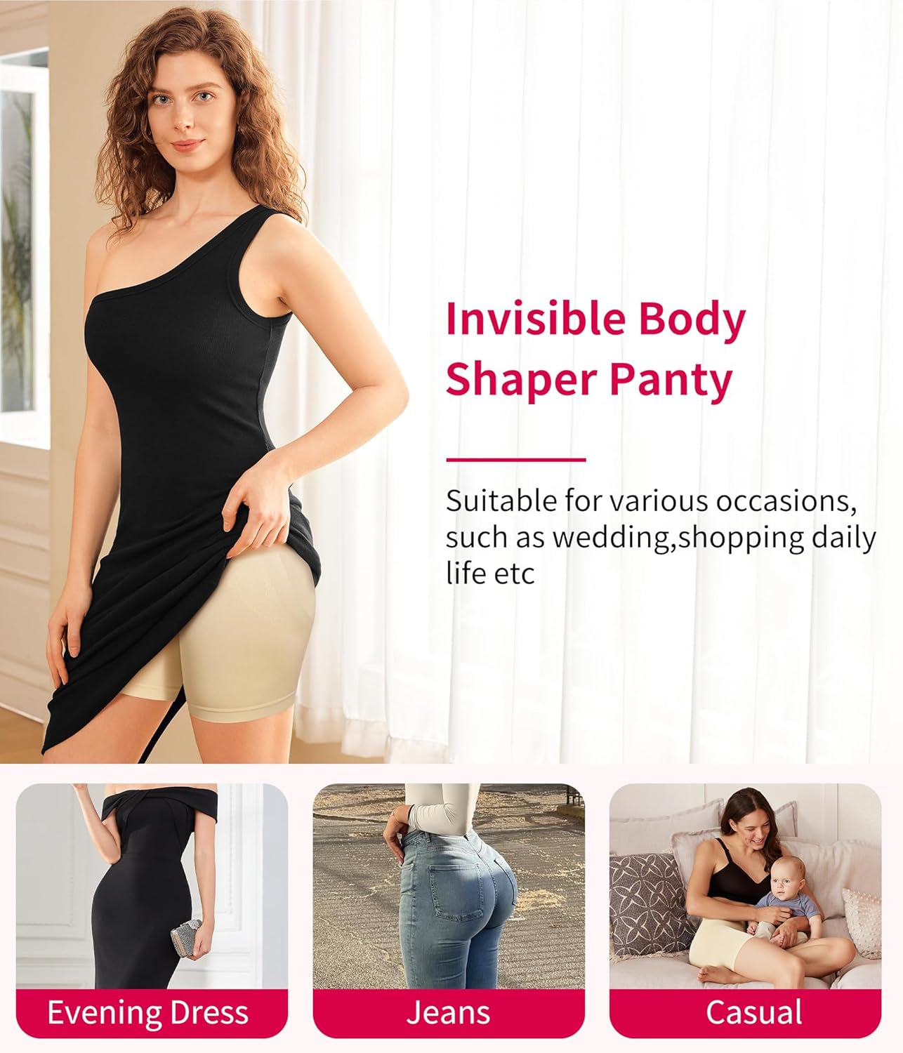 Gotoly Tummy Control Shapewear for Women - High Waisted Butt Lifting Shapewear Faja Body Shaper Underwear Girdle - Image 8