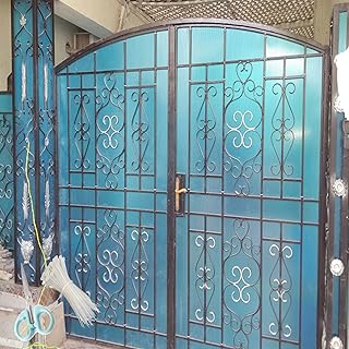 Sponsored Ad - UR LITTLE SHOP UV Resistant 3 X 10 Feet PVC Gate Sheet_Grill Sheet_Gate Covering Sheet_Balcony Saftey Sheet_Privacy Sheet_Blue Color_with 1 Scissor_50 Tags ULSGT2