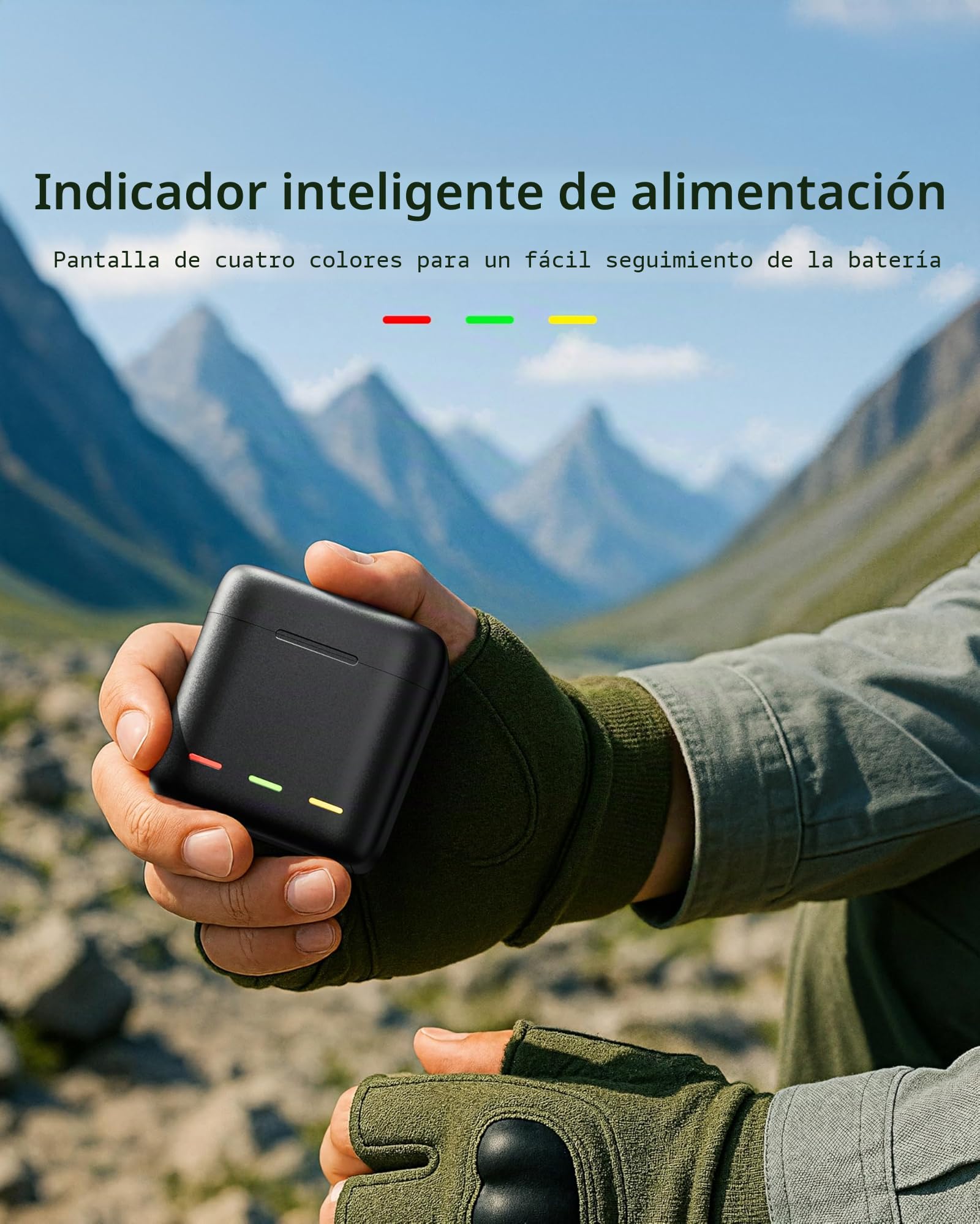 TELESIN Kit de cargador de batería para GoPro Hero 13 Negro - Paquete de 2 baterías y estuche de carga triple con cable tipo C, carga rápida, alta capacidad para Go Pro 13 Black Original Baterías