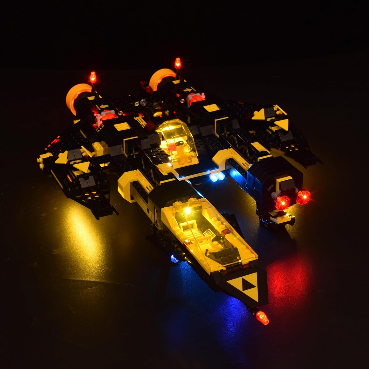 LightGo LED Lighting Kit Designed for Lego 10355 Compatible with Blacktron Renegade Building Set - Not Include Model (Remote Version)