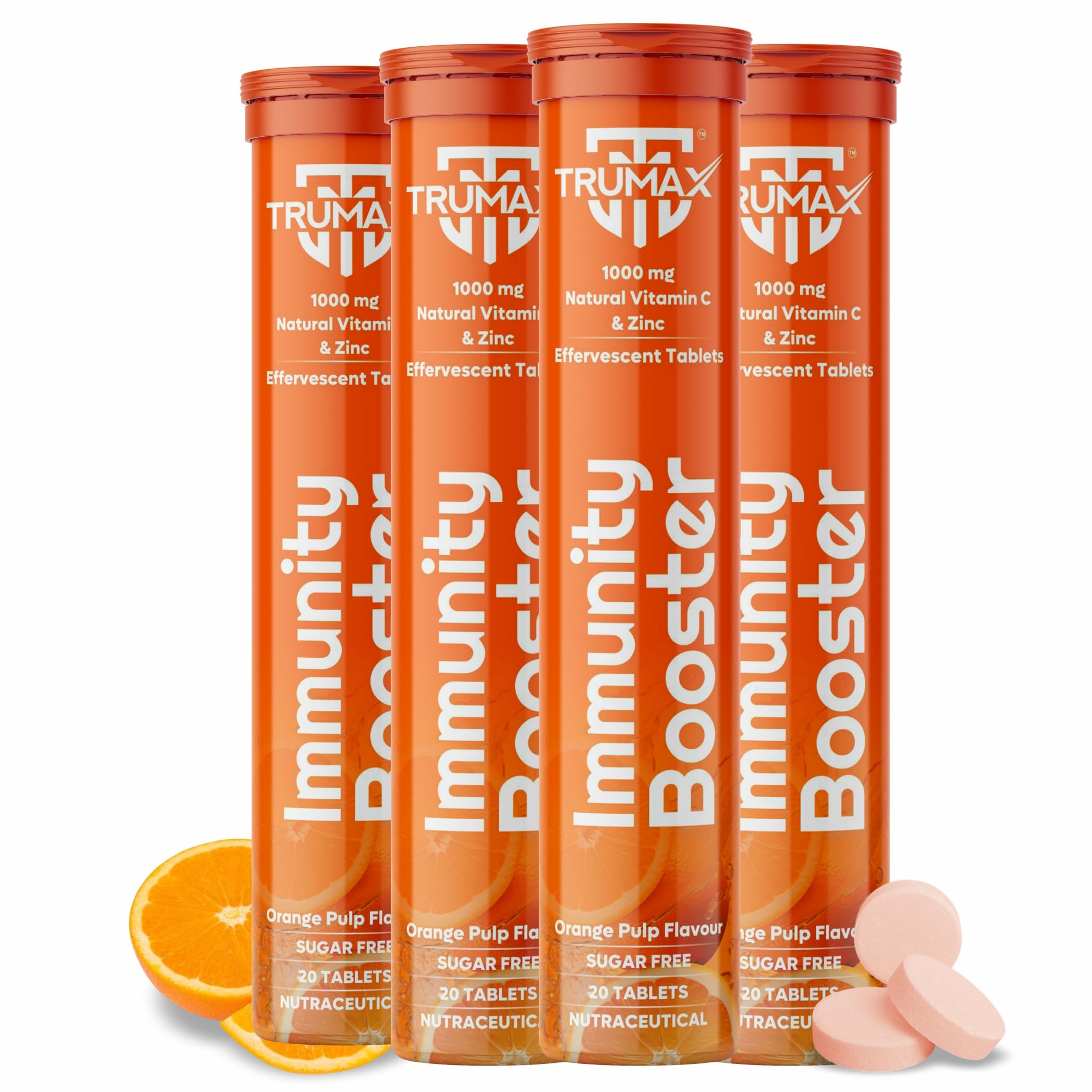 TRUMAX IMMUNITY BOOSTER EFFERVESCENT TABLET | 1000mg Natural