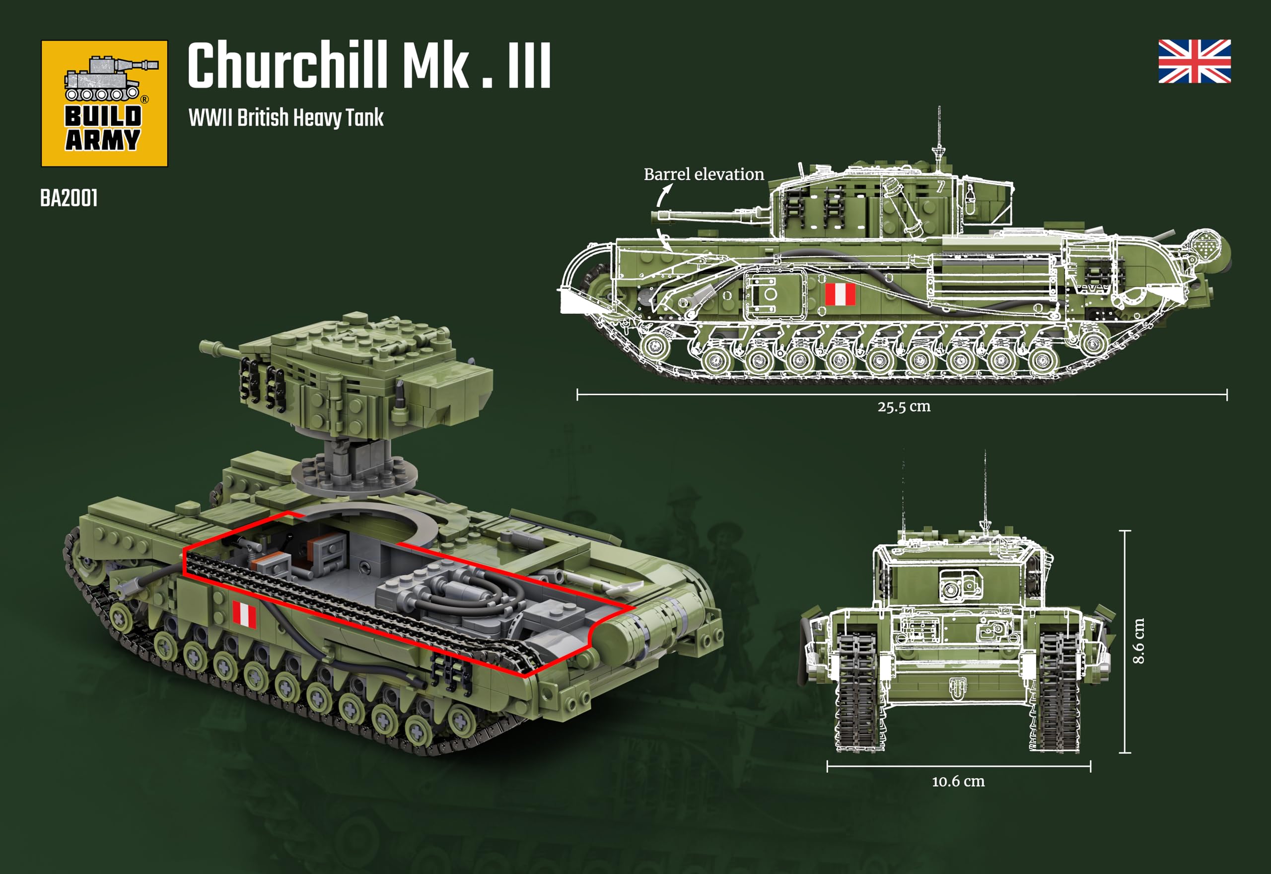 Amazon.co.jp: Buildarmy WW2 タンクシリーズ – ブリティッシュ