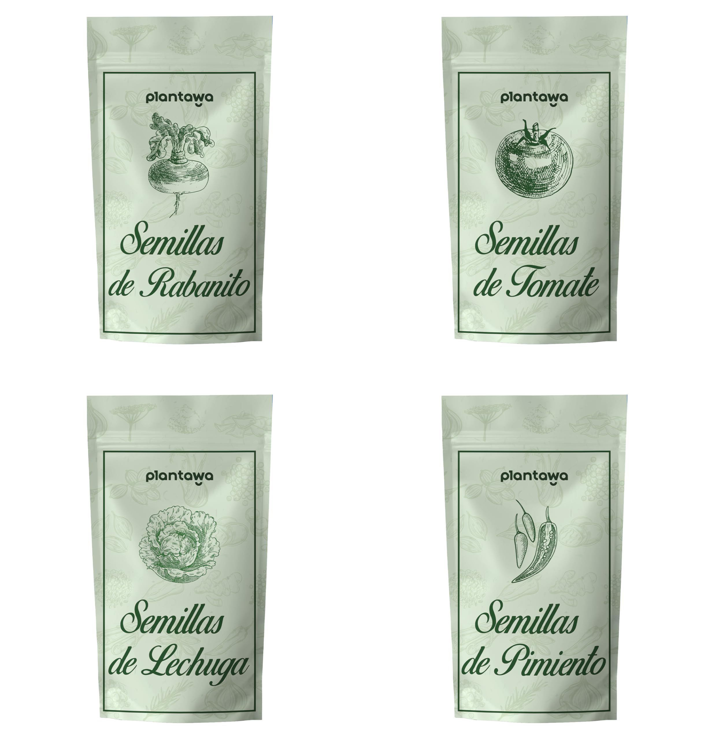 PLANTAWA Kit de Cultivo, Huerto Urbano para Plantar en Casa, Kit de Cultivo Completo, con Semillas de Plantas de Interior, Fabricado en España, Ecológico, Mini huerto niños