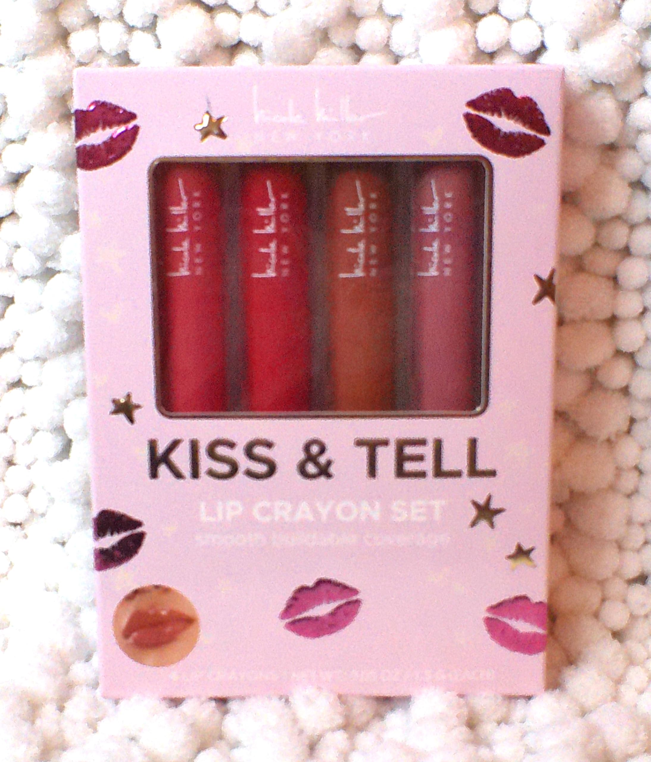 Nicole Miller Kiss & Tell Lip Crayon Set Smooth Buildable Coverage