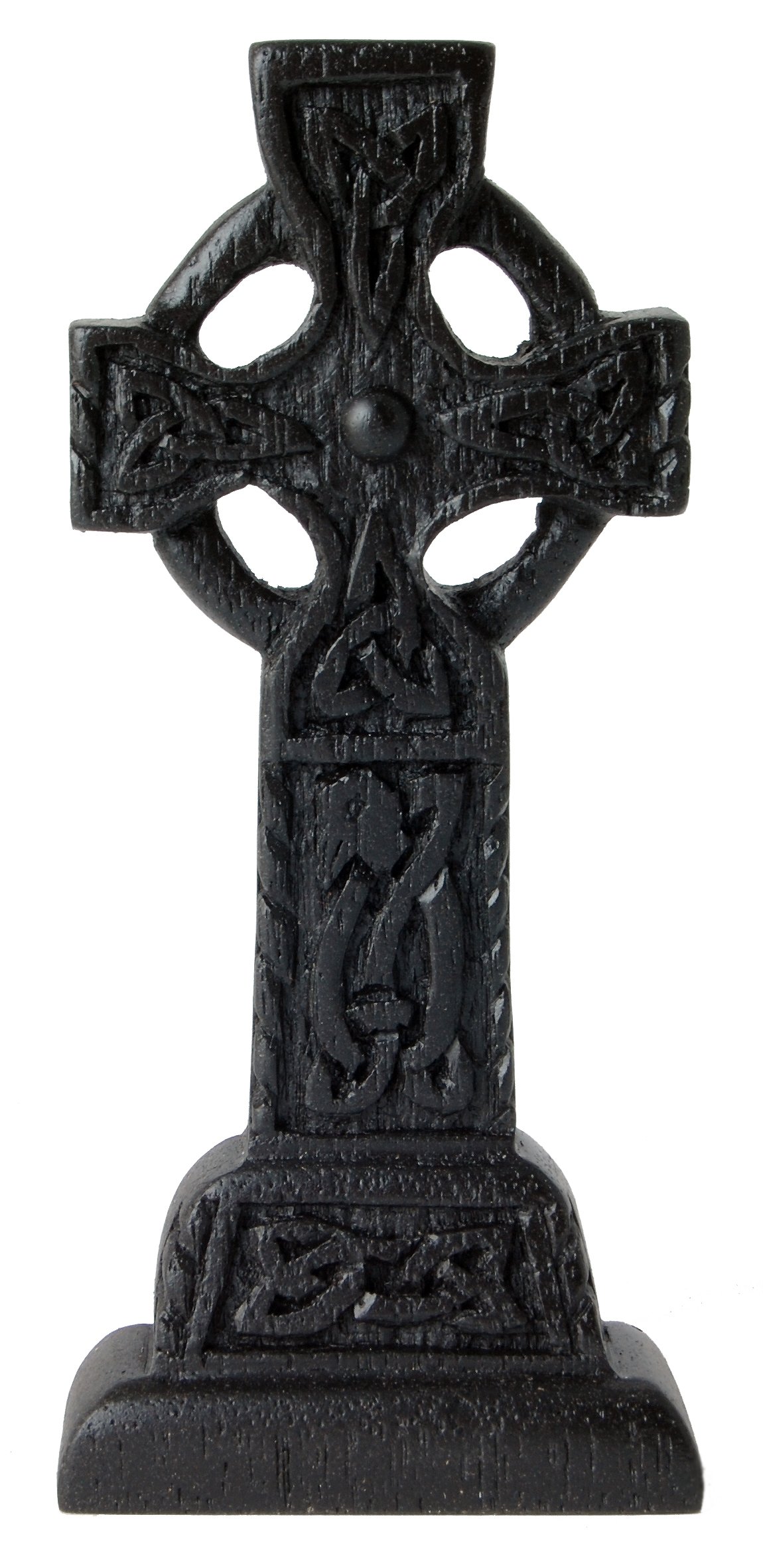 Island Turf Crafts Black Turf Celtic Cross 4.5''