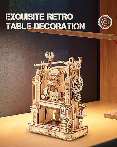 Miniatura 3 de Wowood Rompecabezas 3D para adultos, kits de construcción STEM para niños, rompecabezas de madera con engranajes mecánicos de bricolaje, regalos de