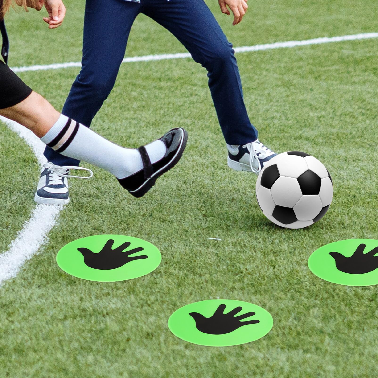 BESPORTBLE Soccer Training Discs Football Field Markers Durable Tear-Proof Lightweight for Basketball Soccer Baseball