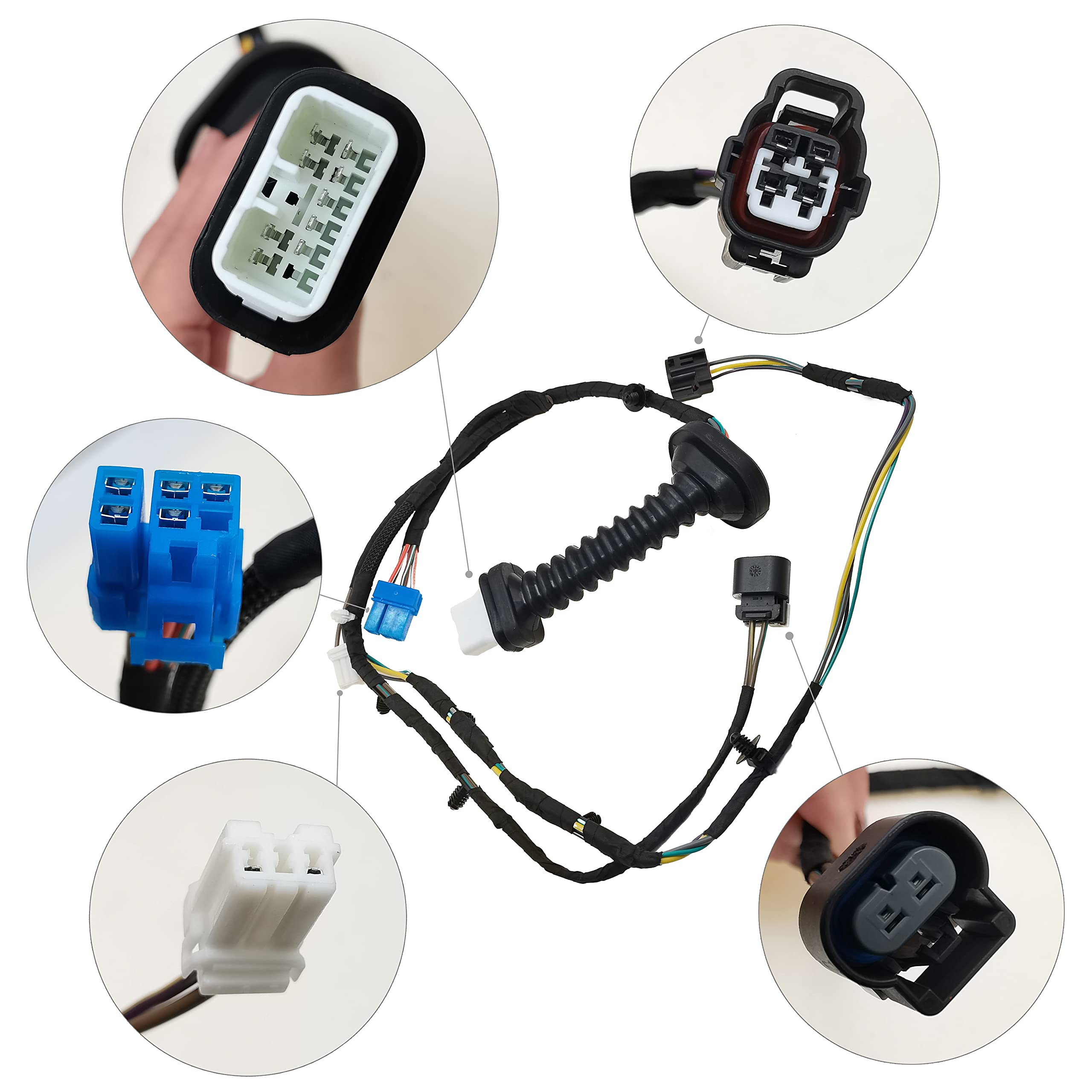 Amazon.com: Rear Door Harness with Connectors Wiring Harness 645