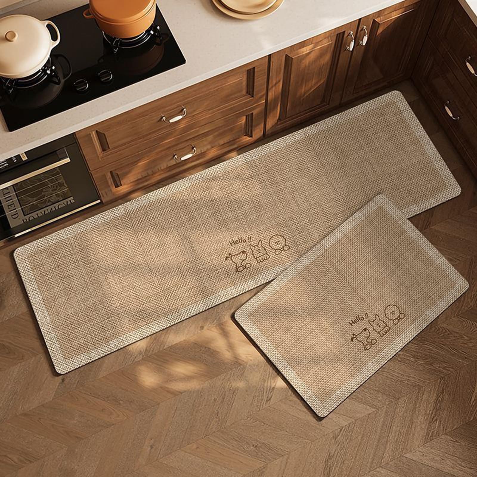 Tapete de cocina lavable de 50x160cm para mantener tus suelos limpios sin esfuerzo