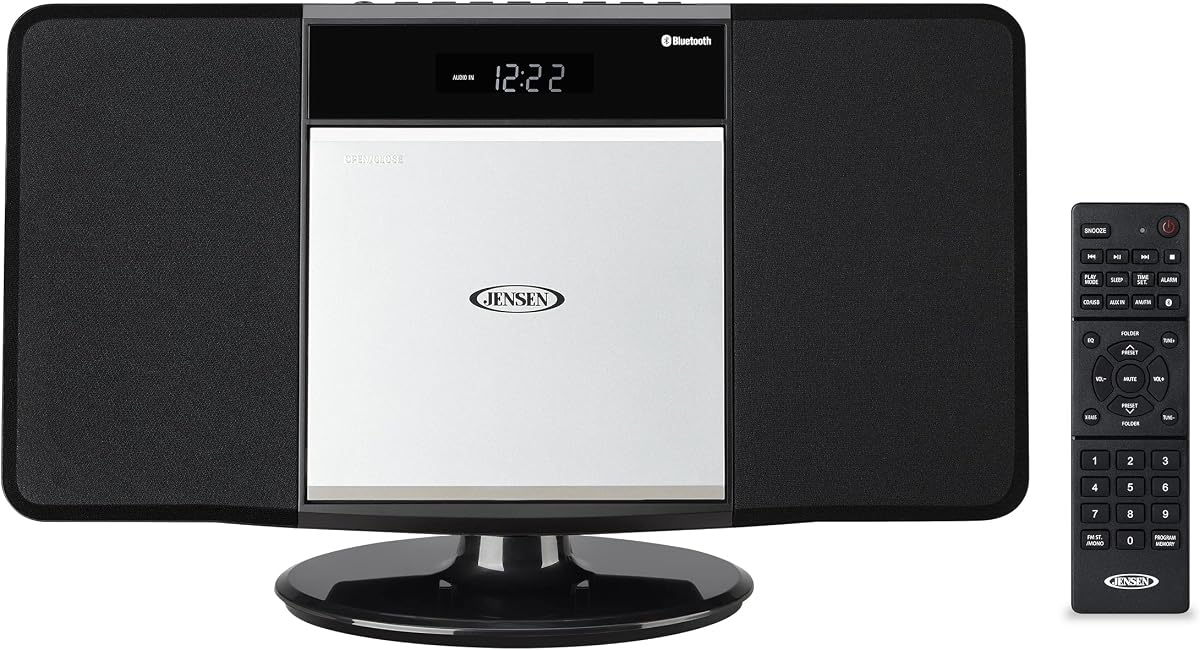 Jensen® JBS-300 Home Bluetooth Stereo Shelf Music System