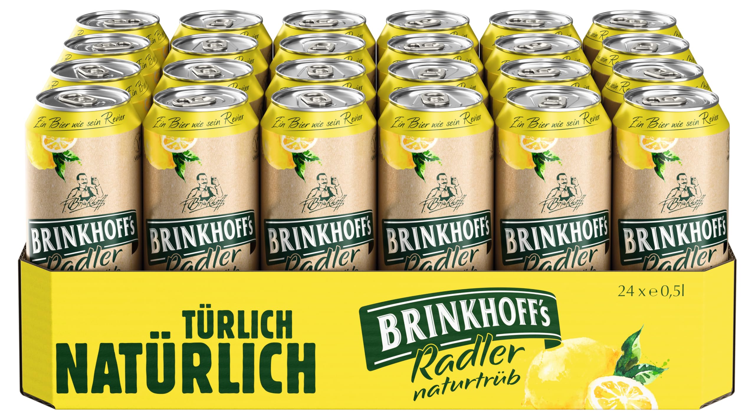 Brinkhoffs Radler Einweg 24x0,50l Dose