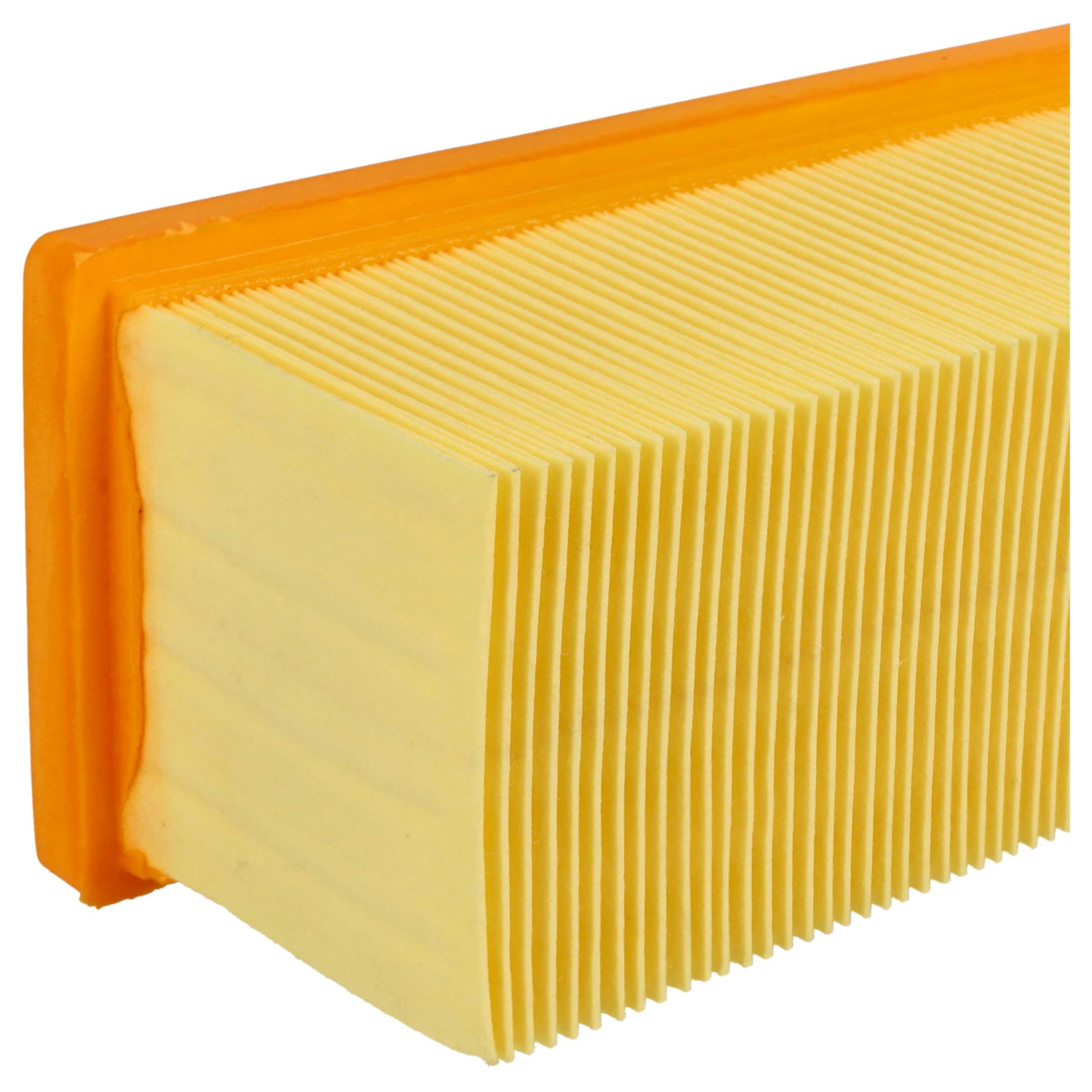 vhbw 5x filtro a pieghe piatte sostituisce Kärcher 6.414-498.0 per aspirapolvere - Elemento filtrante