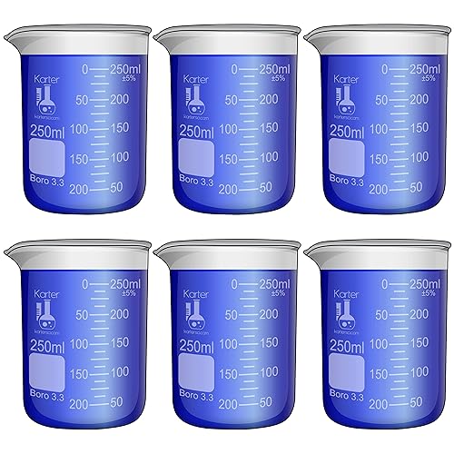 Miniatura 7 de Vaso de precipitados de 1691fl oz grifo de forma baja vidrio de borosilicato 33 doble escala graduado Karter Scientific 213D22 individual