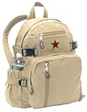 Rothco Khaki Vintage Star Back Pack with Red Star 9162