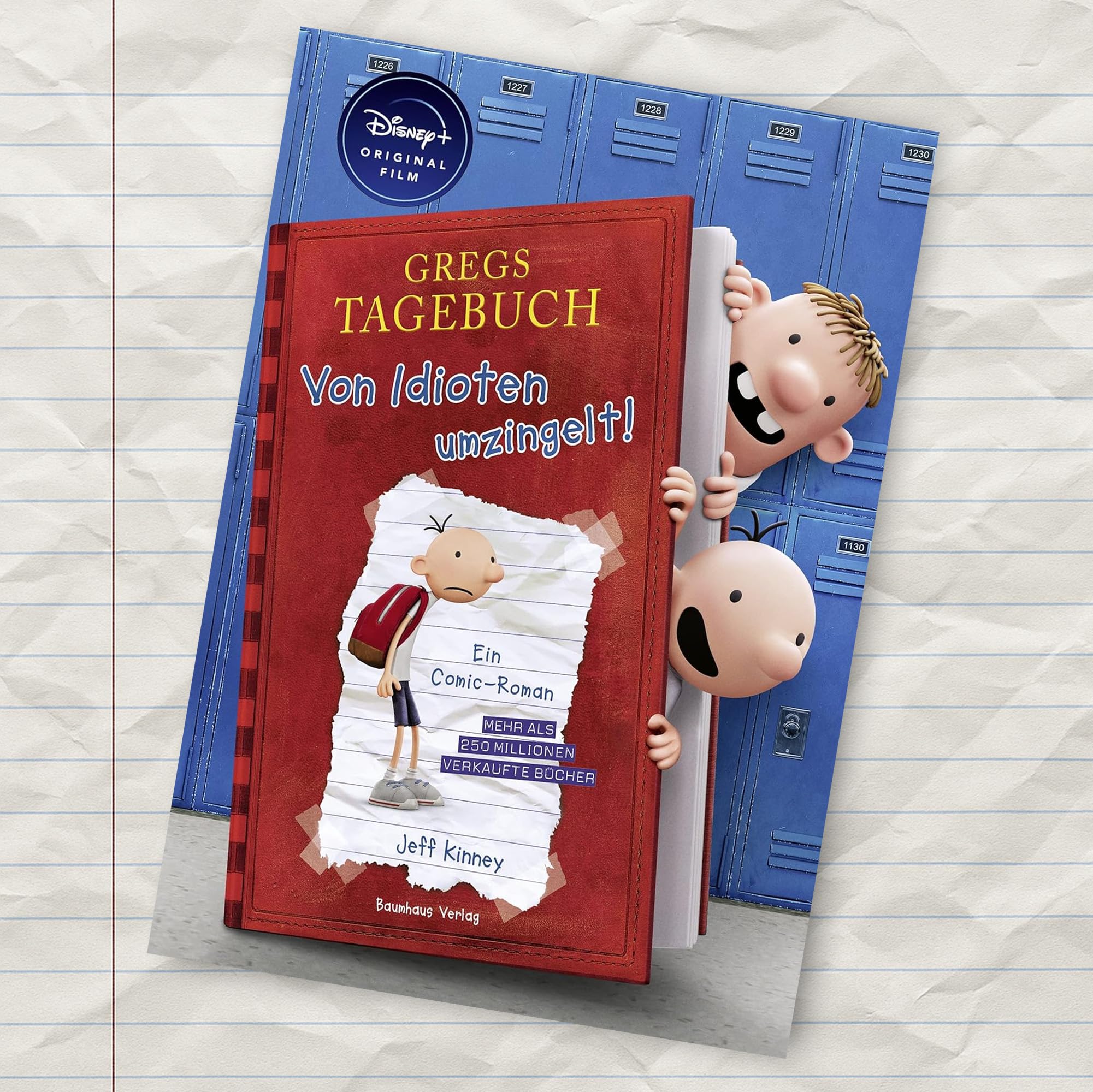 Jeff Kinney Bücherset – Gregs Tagebuch Band 1-5 – Von Idioten umzingelt, Gibt’s Probleme?, Jetzt reicht’s!, Ich war’s nicht! und Geht’s noch? – Kinderbuch Bestseller mit je einer exklusiven Postkarte