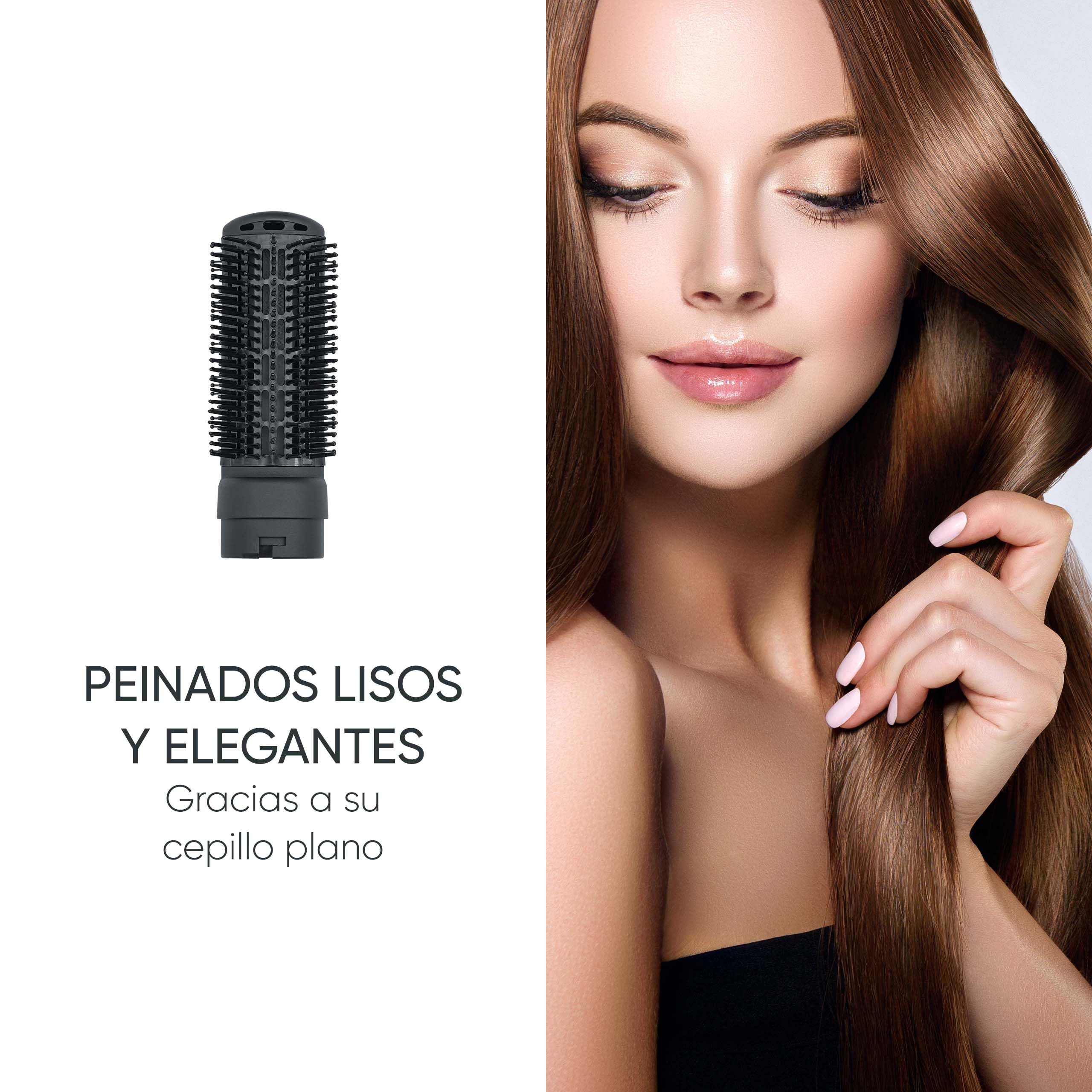 SEVERIN Cepillo secador Multi Estilo 5 en 1, Cepillo eléctrico con 5 accesorios, 1500 vatios, Motor BLDC y Technología Iónica, Función autolimpieza, Negro, WL 0684